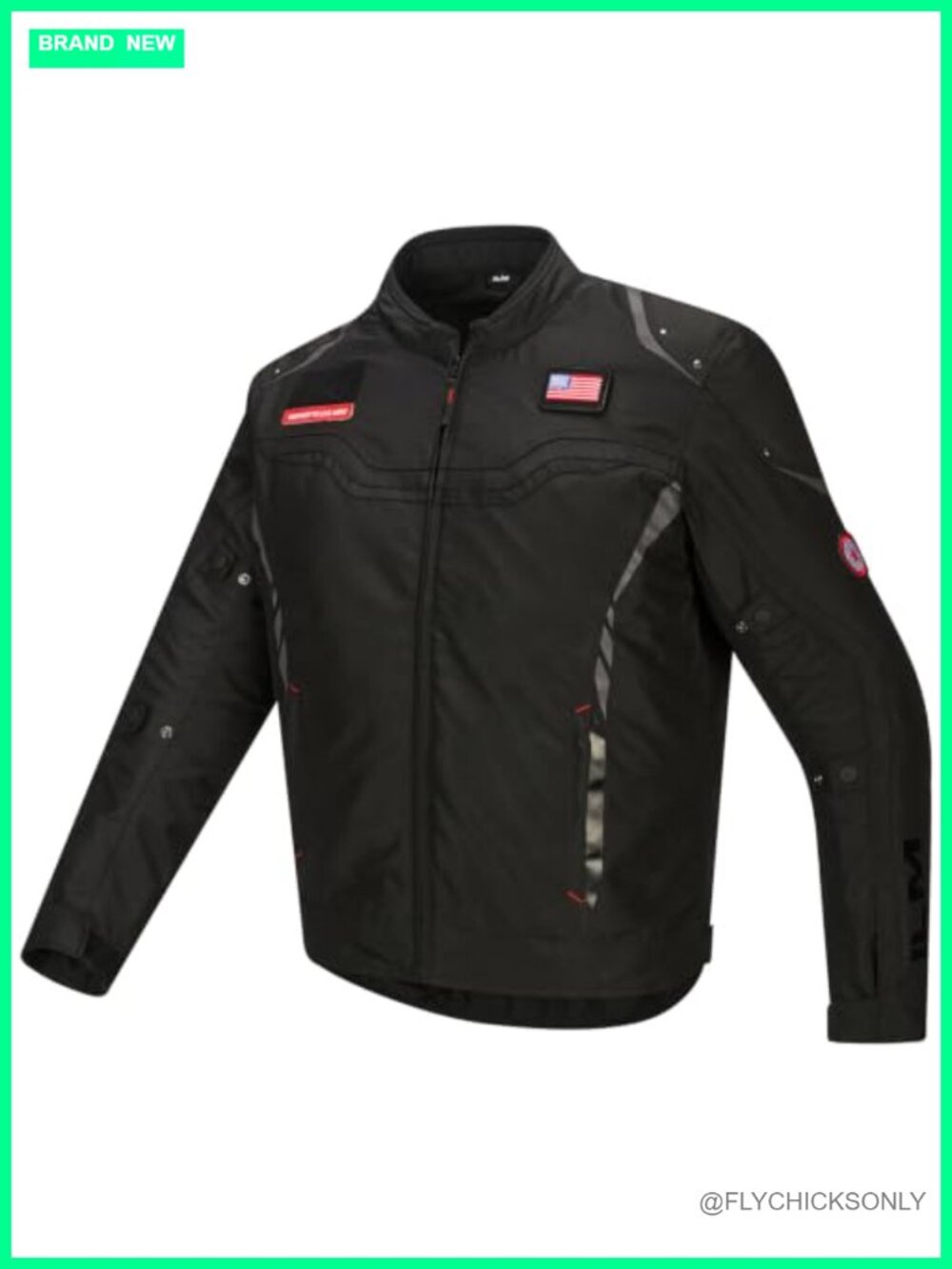 Motorcycle Jacket with CE Armor and Detachable Waterproof Liner Dual Sport All